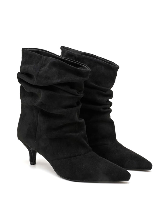 BOOTS SUEDE nero